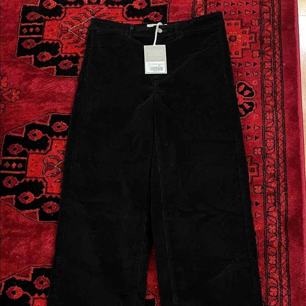 Everlane Black Corduroy Pants NWT